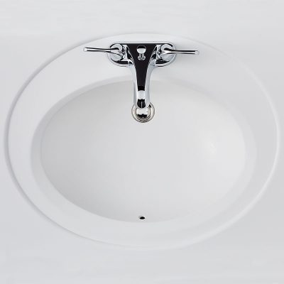 Large Recessed Oval Sink